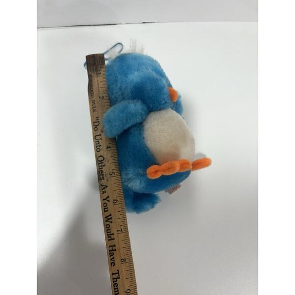 Russ Berrie Lot Of 3 Plush - 2 Blue BIRD Of Happiness Chick Chirps & 1 Lester - Picture 11 of 12